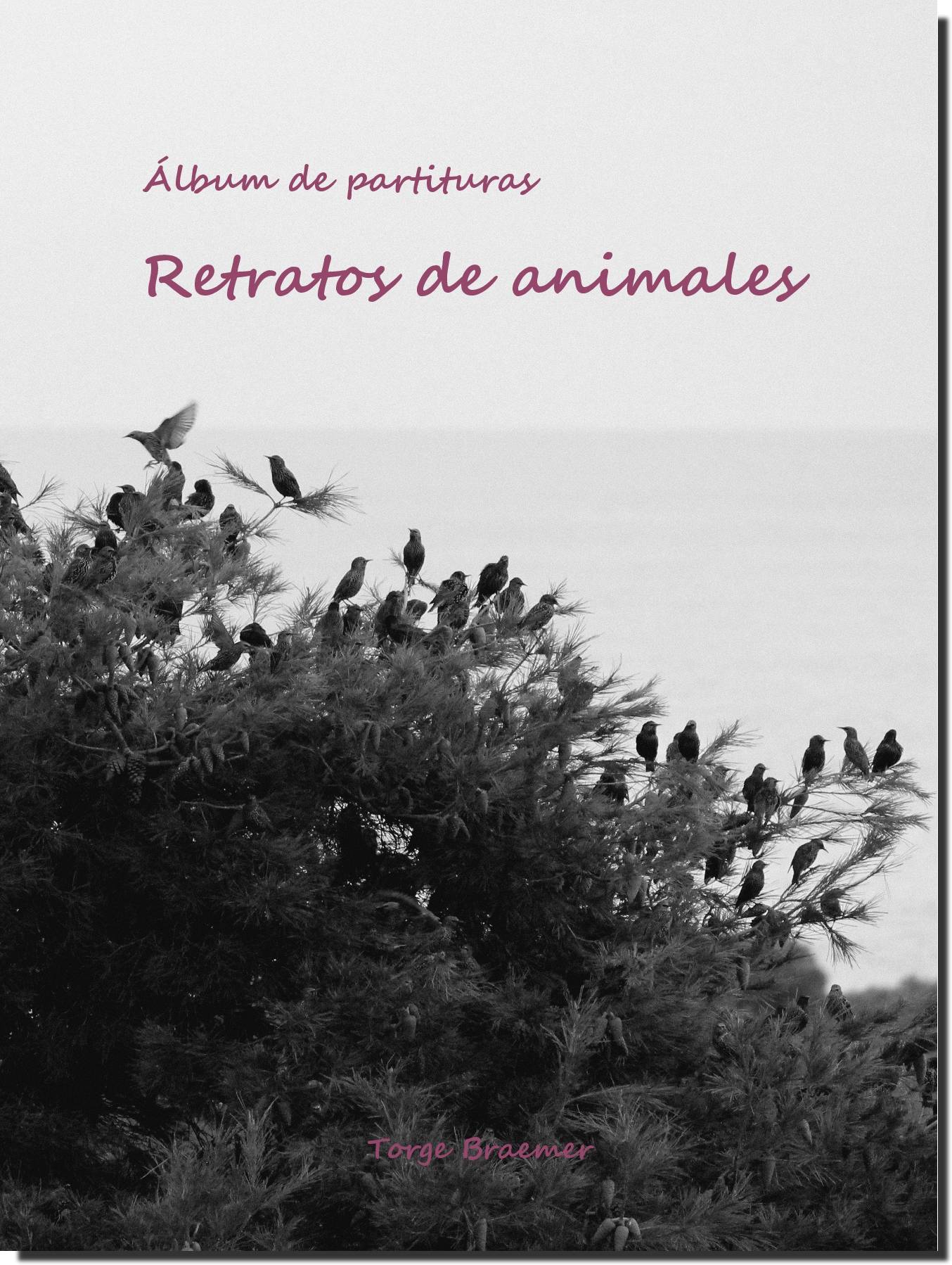 Buchcover:Álbum de partituras, volumen 1: Retratos de animales
