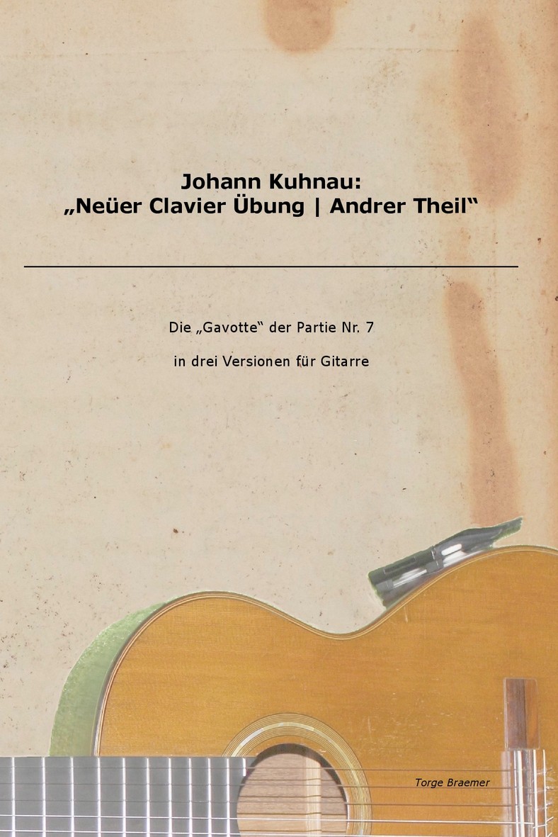 Buchcover: Johann Kuhnau: Gavotte der Partie Nr. 7